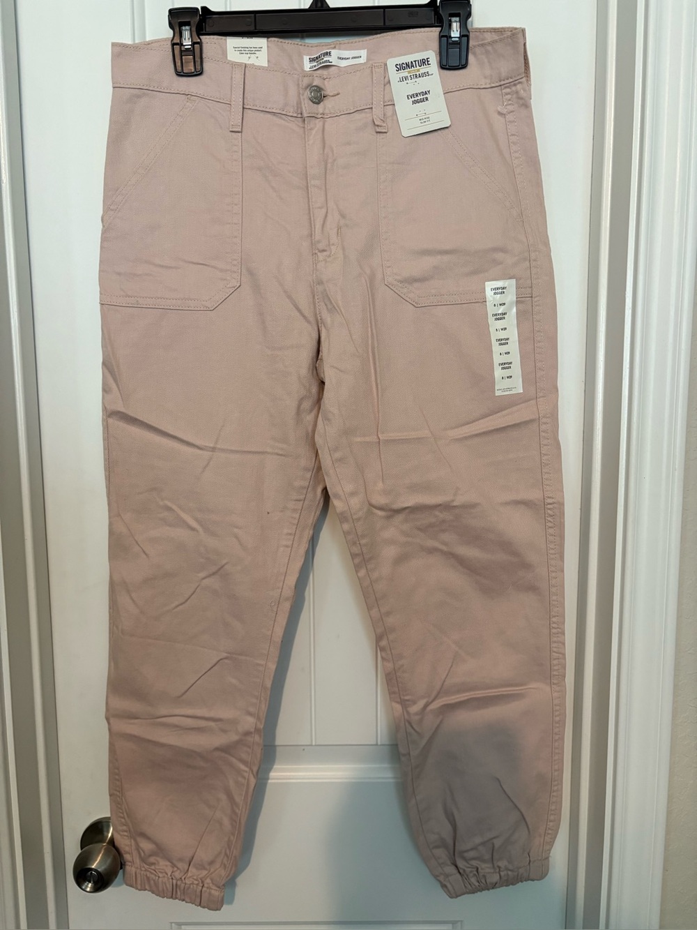 Signature by Levi Strauss Light Pink Utility Chinos